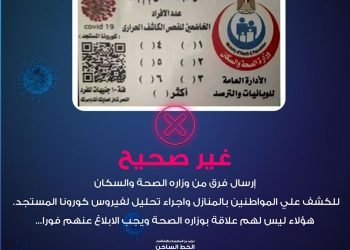 الصحة تنفى صلتها بفرق تمر على المنازل لكشف كورونا بمقابل مادى