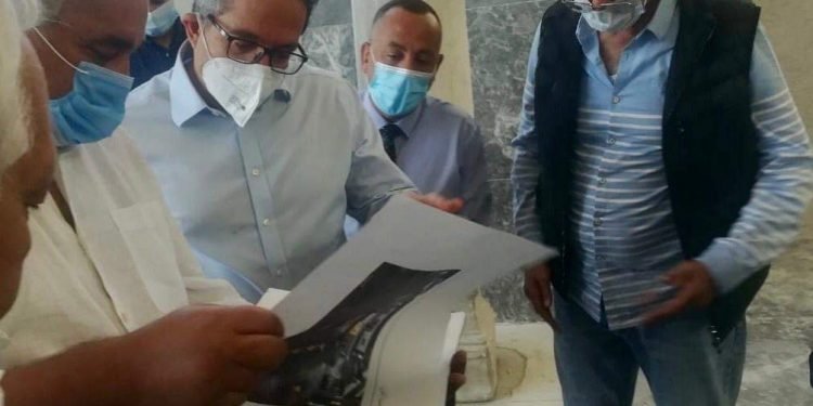 وزير السياحة و الأثار يتفقد متحف العاصمة الادارية الجديدة
