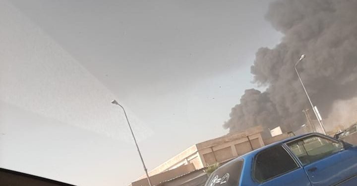 انفجار فى خط المازوت بطريق الاسماعيلية و الدفع بعشرات من عربات الاطفاء / صور