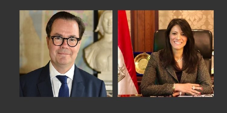 وزيرة التعاون الدولى تبحث تعزيز العلاقات الاقتصادية مع السفير الفرنسى