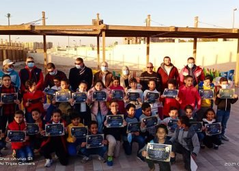 شاهد تكريم أشبال سباحين العبور مواليد 2011 | صور