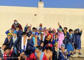 العبور يجتاز النجمة الأولى والثانية فى السباحة بنجاح 100% |صور