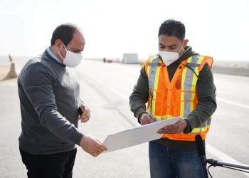 الرئيس يتفقد الطريق الدائري الأوسطى و عدد من المحاور اليوم الجمعة