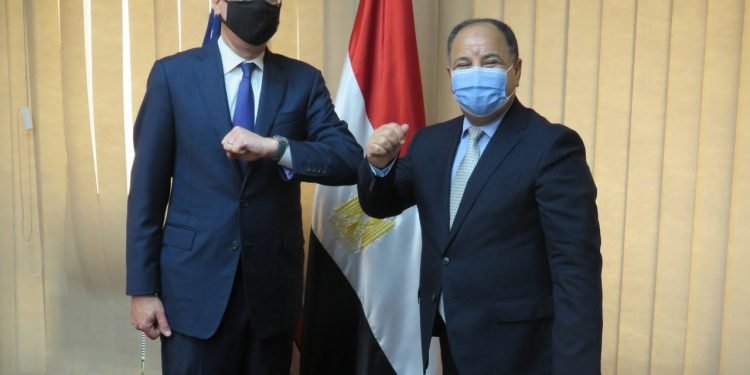 وزير المالية خلال لقائه بوزير الخزانة الأمريكى … أمريكا أكبر شريك تجارى لمصر