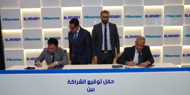 مجموعة العربى و هايسينس يوقعان اتفاق ب 170 مليون دولار لتوطين الصناعة / صور