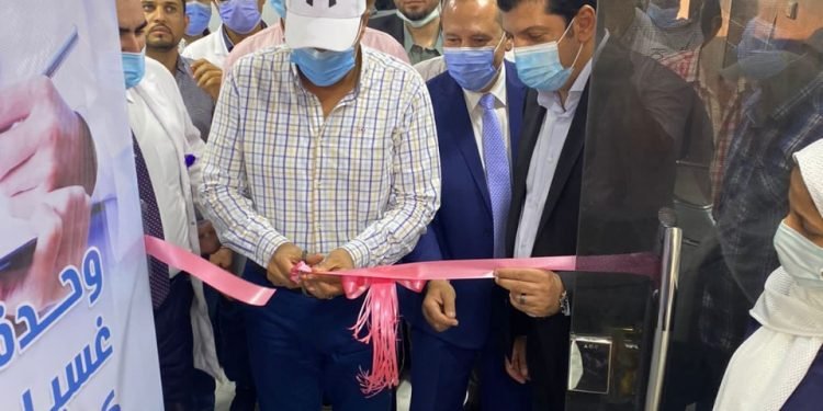 محافظ الدقهلية يفتتح وحدة الكلى بمستشفى شربين /صور