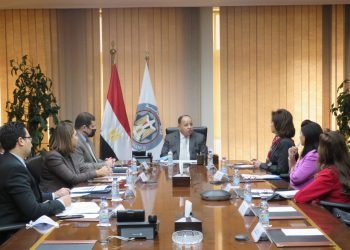 وزير المالية.. فى لقائه مع مساعد مدير عام منظمة الصحة العالمية