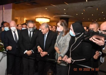 مصيلحى يطلق معرض الدهب نيبو بحضور ٥ وزراء