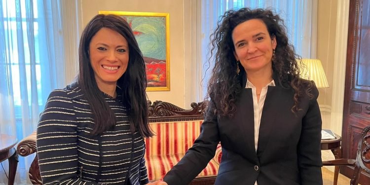 المشاط تناقش الاتفاقية الدولية متعددة الأطراف للتحول للأخضر