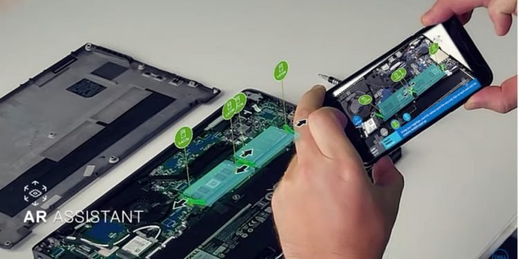 دِل تكنولوجيز تعزز مستويات القدرة على إصلاح الأجهزة من خلال تطبيق يستند إلى الواقع المعزز