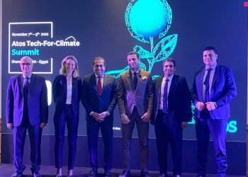 رئيس العاصمة الادارية يلتقي قيادات شركة ATOS علي هامش قمة المناخ