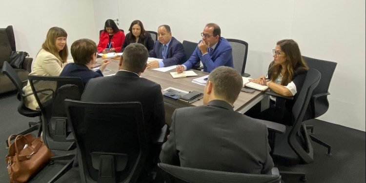 وزير المالية لرئيسة البنك الأوروبي : كل التقدير لدور البنك في مساندة مصر للتحول للاقتصاد الأخضر