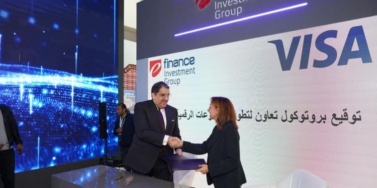 “إي فاينانس” توقع بروتوكول تعاون طويل الاجل مع Visa لتطوير المدفوعات الرقمية في مصر