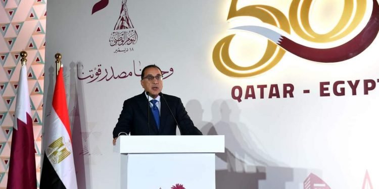 رئيس الوزراء يشهد احتفالية بمناسبة مرور 50 عاماً على تدشين العلاقات الدبلوماسية بين مصر وقطر