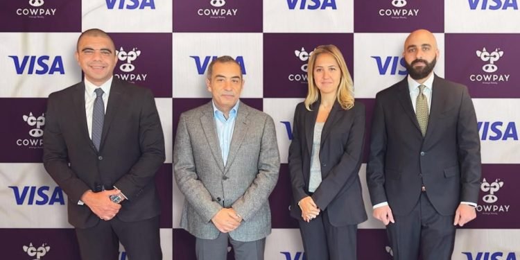 CowPay توقع مع فيزا اتفاقية وشراكة استراتيجية لتطوير وتقديم حزمة جديدة من خدمات المدفوعات الإلكترونية
