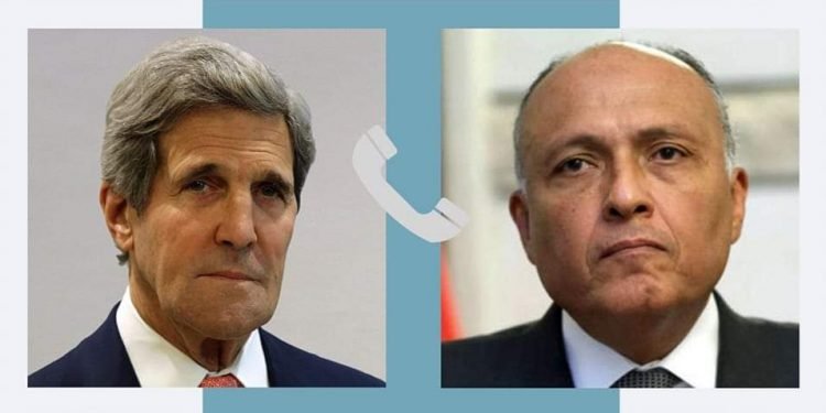 وزير الخارجية يتلقى اتصالاً هاتفياً من المبعوث الرئاسي الأمريكي الخاص للمناخ