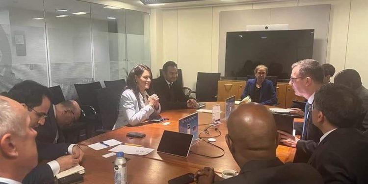 وزيرة التعاون الدولي تعقد عددًا من اللقاءات الثنائية خلال فعاليات اجتماعات الربيع للبنك الدولي وصندوق النقد الدولي 2023