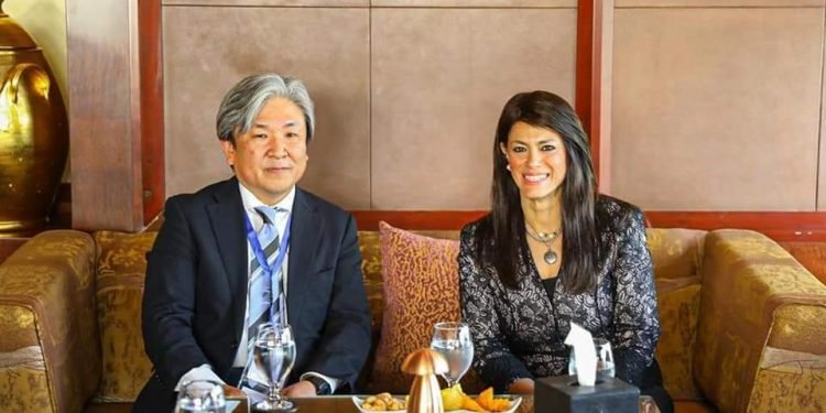 وزيرة التعاون الدولي تلتقي الرئيس العالمي لمجموعة تمويل البيئة والبنية التحتية ببنك اليابان للتعاون الدولي “جيبيك”