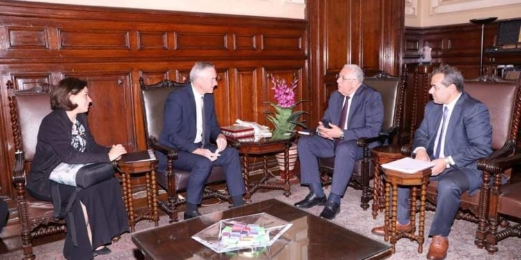 وزير الزراعة يبحث مع المدير التنفيذي للغرفة التجارية الألمانية بالقاهرة سبل التعاون المشترك