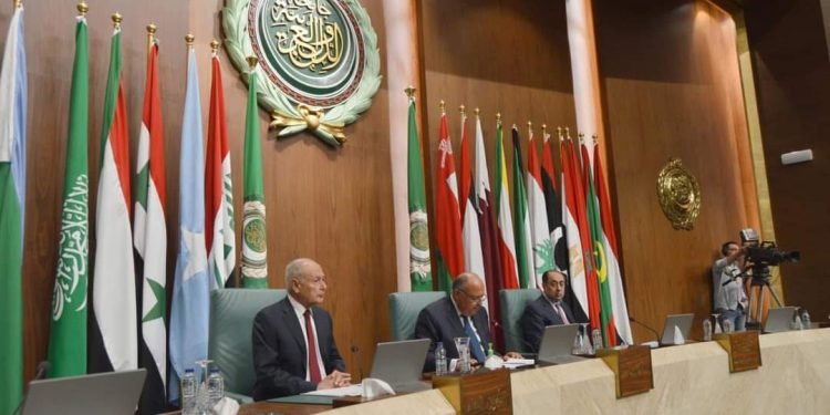 كلمة وزير الخارجية ورئيس الدورة ١٥٩ لمجلس جامعة الدول العربية .