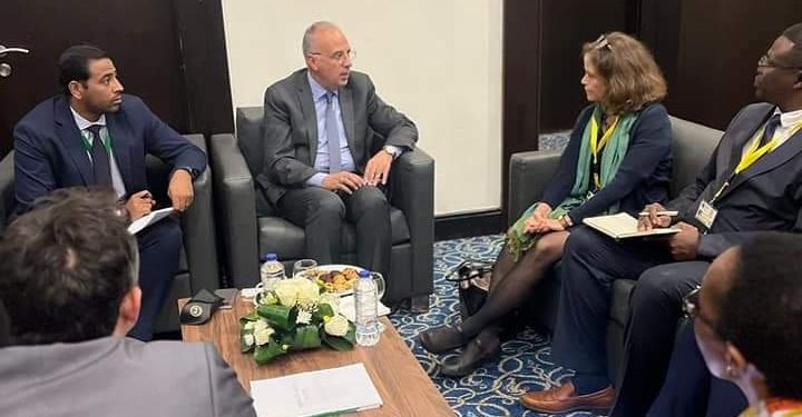 سويلم يبحث مع نائب رئيس البنك الإفريقي سُبل تعزيز التعاون فى مجال الموارد المائية