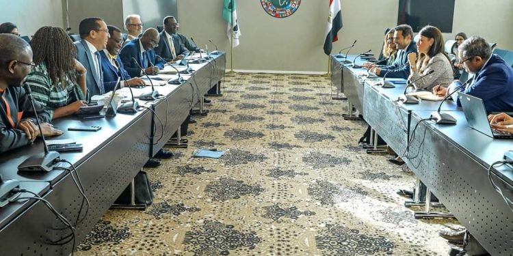 وزيرة التعاون الدولي تعقد جلسة مباحثات ثنائية مع السيد أكينومي أديسينا رئيس مجموعة البنك الأفريقي للتنمية