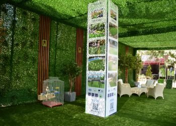 بالصور.. سكور جراس تشارك في معرض الزهور للمرة التاسعة على التوالي