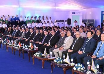 وزير التجارة والصناعة يضع حجر الأساس للمرحلة الأولى لمصنع الضفائر الكهربائية للسيارات التابع لشركة سوميتومو إلكتريك إيجيبت