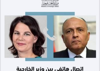 وزير الخارجية يتلقى اتصالاً هاتفياً من نظيرته الألمانية