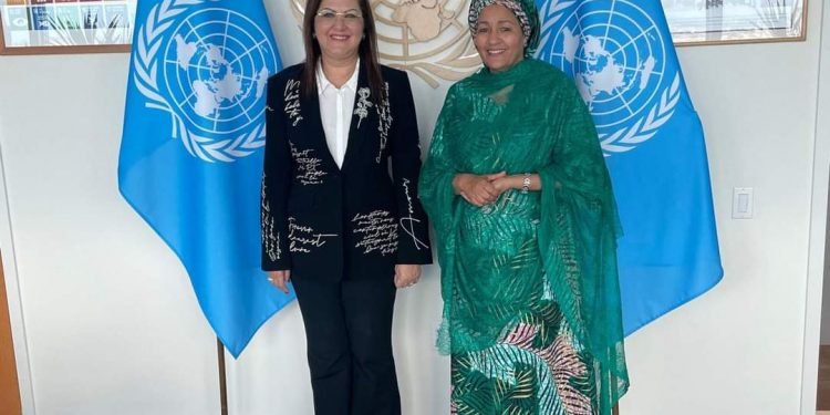 وزيرة التخطيط تبحث سبل التعاون مع نائبة الأمين العام للأمم المتحدة على هامش مشاركتها بالمنتدى السياسي رفيع المستوى .