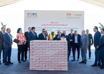 الاحتفال بوضع حجر الأساس لفرع أكاديمية السويدي الفنية بالمدينة الصناعية المتكاملة “السخنة 360”