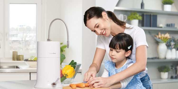 QNET launches its new product, HomePure Pi-plus, during its participation in the sixth edition of Cairo Water Week*