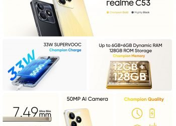 After the success of the realme C55 phone, realme launches the new realme C53 phone to continue the journey of success