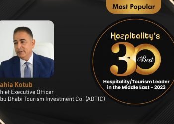 رئيس شركة ابو ظبي للاستثمار السياحي ضمن أفضل 30 رئيس في قطاع السياحة والفنادق لعام 2023