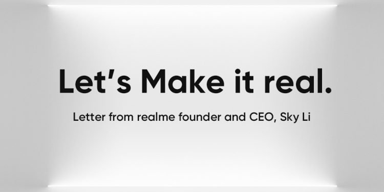 ريلمي تستعد لتغيير شعار العلامة التجارية الى” Let’s Make it real” لتعكس استراتيجيتها وروحها الجديدة في السوق العالمي