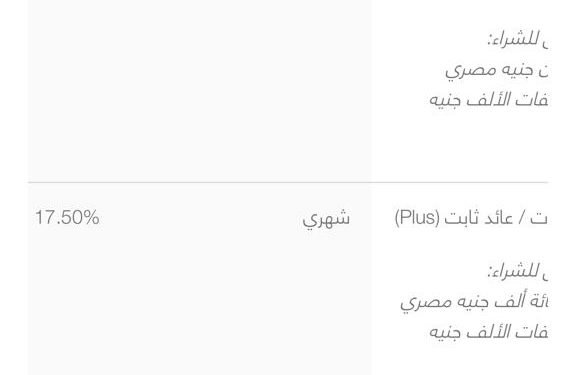 البنك التجاري الدولي CIB يطرح شهادات إدخار شهرية مدتها 3 سنوات بعائد ثابت يصل إلى ٢٢ % سنويًا