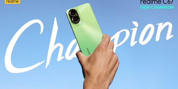 ريلمي تستعد لإطلاق هاتفها الجديدC67 يوم 7 فبراير يأتي بمعالج Snapdragon 685Top of FormTop of Form*