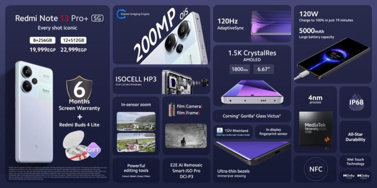 شاومي تطلق رسميا سلسلة Redmi Note 13 وتحقق السبق في أول unboxing فوق الأهرامات