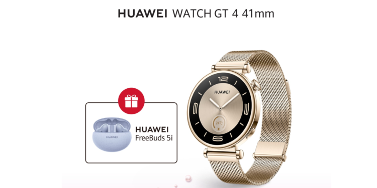 Purchase the HUAWEI WATCH GT 4 PREMIUM during Mother’s Day and receive a complimentary gift – the HUAWEI FreeBuds 5i