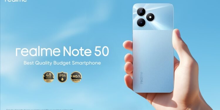 ريلمي تطلق سلسلة ريلمي نوت الجديد من خلال أول هاتف لها realme Note 50