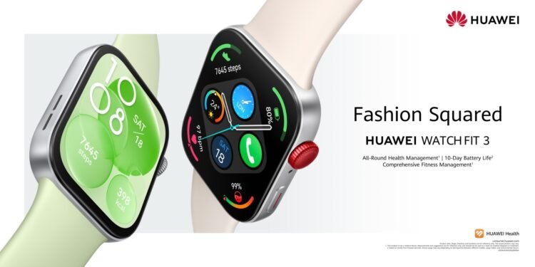 HUAWEI WATCH FIT 3 تنضم إلى مجموعة الساعات الذكية في مصر