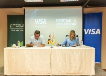 بنك الطعام المصري يتلقى تبرعًا بقيمة 250 ألف دولار من مؤسسة Visa لتمكين صغار المزارعين وتقديم 238 ألف وجبة مدرسية