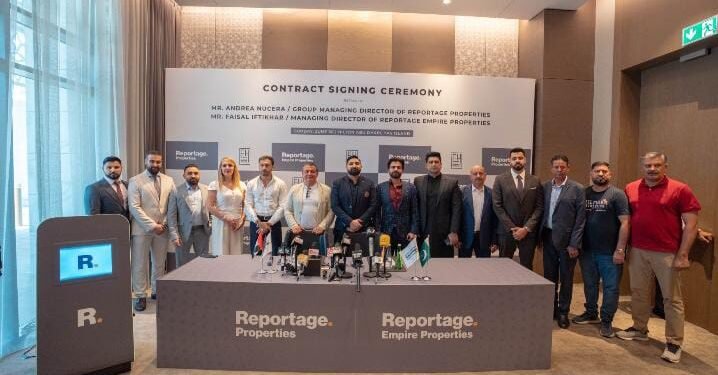 اتفاقية تعاون بين “ريبورتاج العقارية” و”إمباير هولدينج باكستان