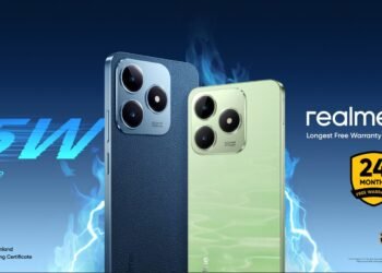 يتميز هاتف realme C63 بتصميم رائع بإستخدام جلد نباتي فخم وضمان مجانى لمدة 24 شهر