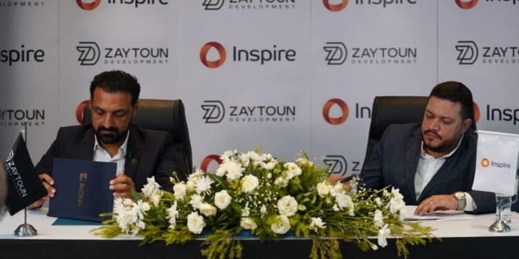 زيتون للتطوير» تتعاقد مع «انسباير» الرائدة في مجال الإدارة والتشغيل ضمن مشروع «INIZIO»