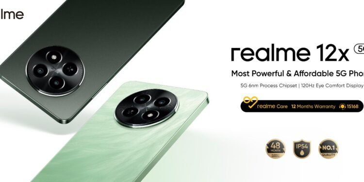 realme introduces groundbreaking new flagship product realme 12x the most powerful 5G chipset in the segment