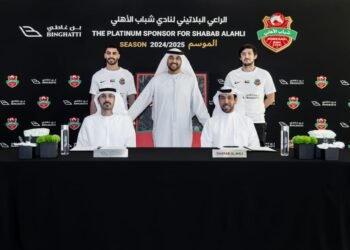 Binghatti Sponsors UAE’s Shabab Al Ahli Football Club.