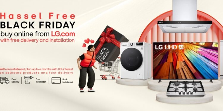 LG Egypt announces Exclusive Black Friday Offers on LG.COM