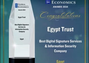 “إيجيبت تراست” تحصد جائزة أفضل شركة لخدمات التوقيع الإلكتروني وأمن المعلومات من The Global Economics