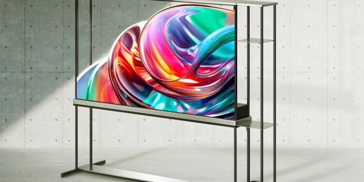 إل جي تطلق أول تلفزيون شفاف لاسلكي في العالم بتقنية OLED ودقة 4K